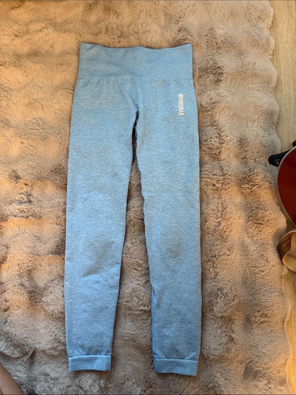 Gymshark Kids Light Blue Seamless Joggers
